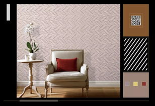 紅旗無縫墻布產品賞析 在經典的色彩中，提煉無限的未來次元墻